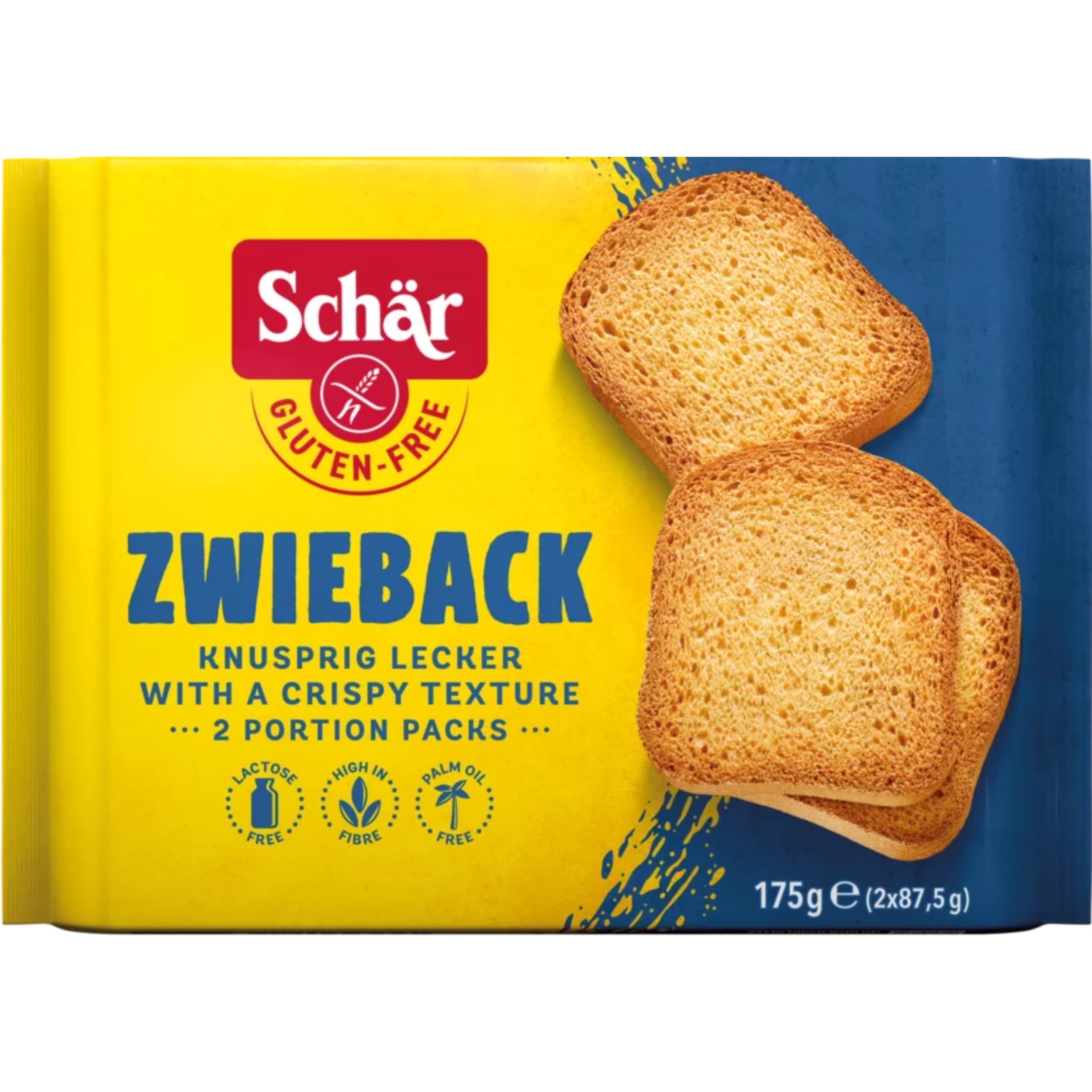 Schär Zwieback glutenfrei 175 g 6er Pack