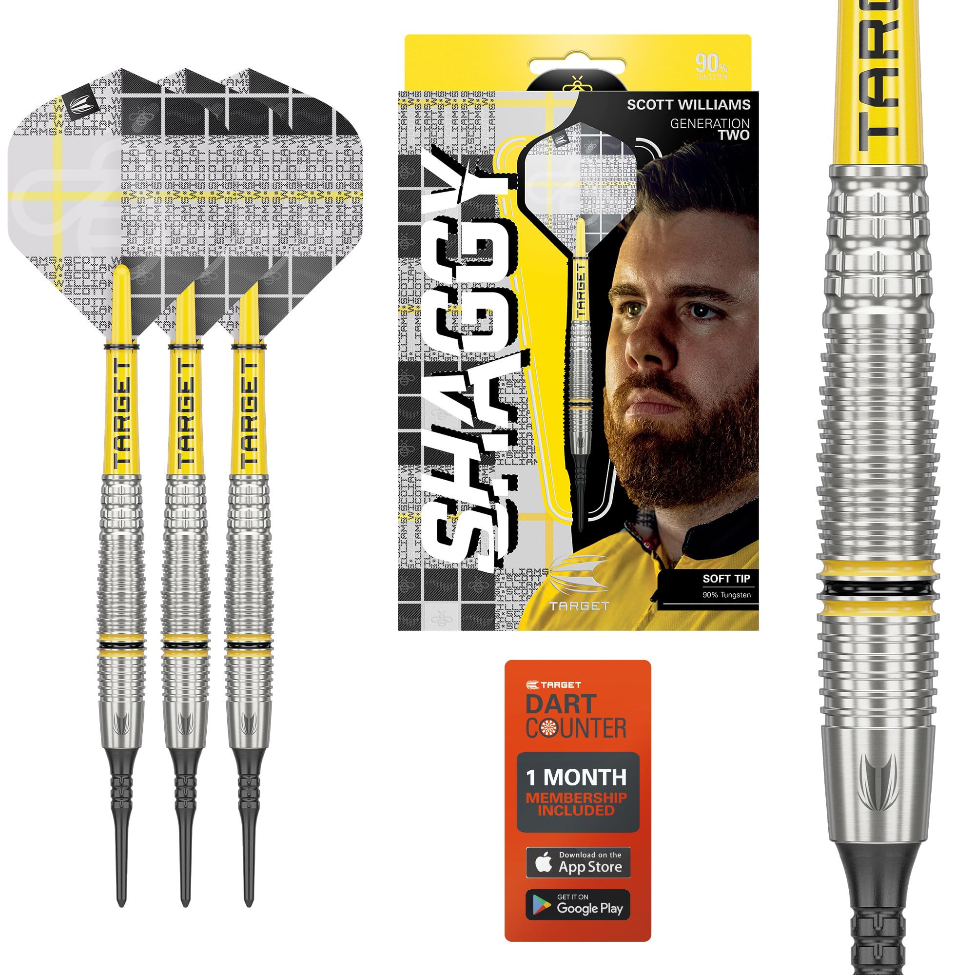 Amazon.com : TARGET Darts Scott Williams Generation 2 Soft