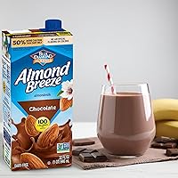Vista 3 de Almond Breeze - Leche de almendra sin lácteos, chocolate, 32 onzas líquidas (paquete de 12)
