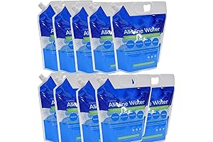 International Plastics Co. 10-Pack 1.3-Gallon Foldable Water Bags: Ultimate Hydration Solution for...