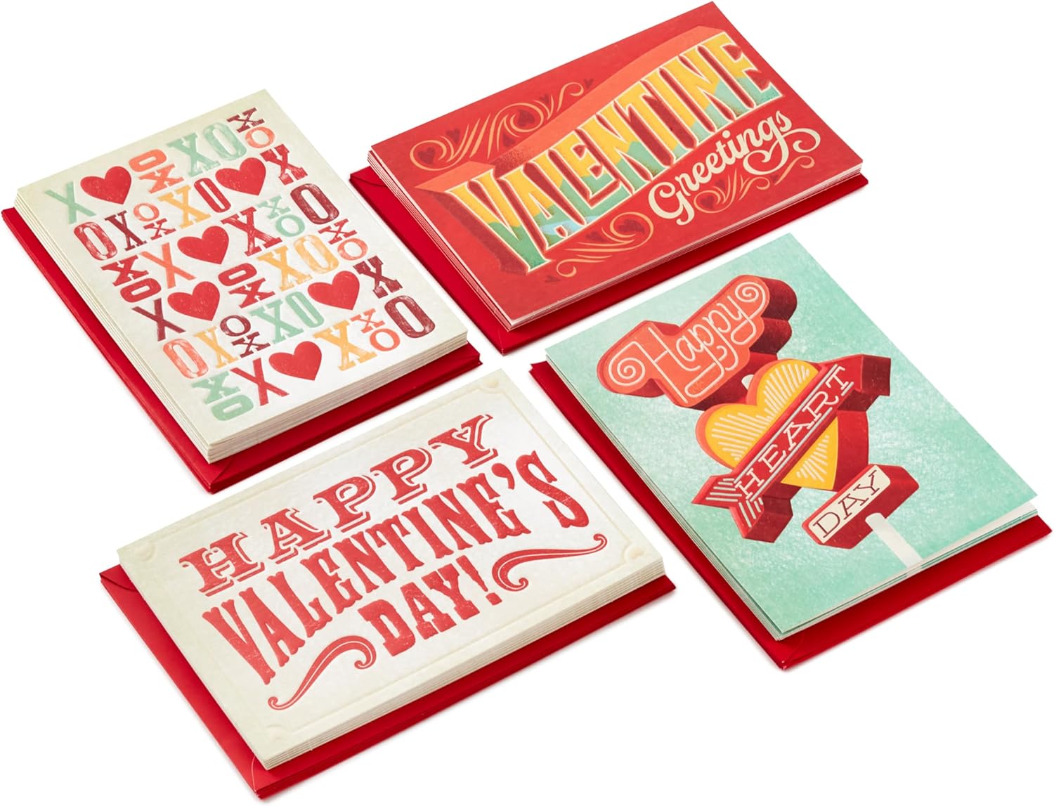Hallmark Valentine's Day Cards Assortment, Bold Type (24 Cards and Envelopes) - Image 3