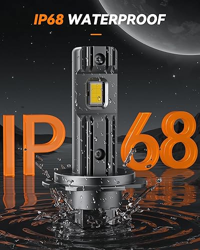 Miniatura 7 de Zethors Bombillas LED H7, bombillas LED inalámbricas 500% más brillantes de 60 W, sin polaridad, tamaño mini 11 Plug and Play para luz de luz