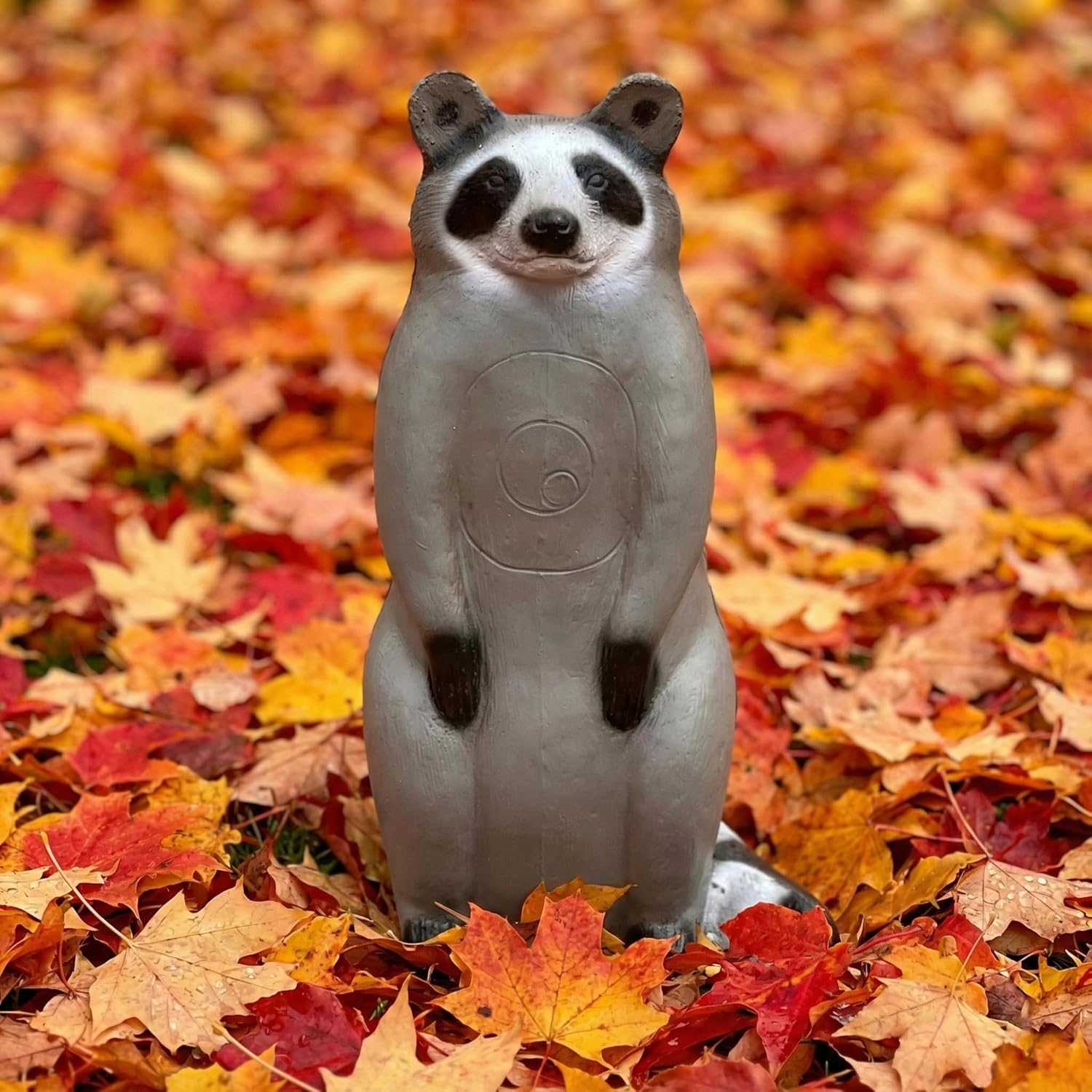 BIGSHOT Real Wild Raccoon 3D Archery Target – Life-Size EZ-Pull Self-Healing Foam, IBO Scoring Rings, Field-Point & Broadhead-Ready Small-Game Practice for Compound & Crossbows