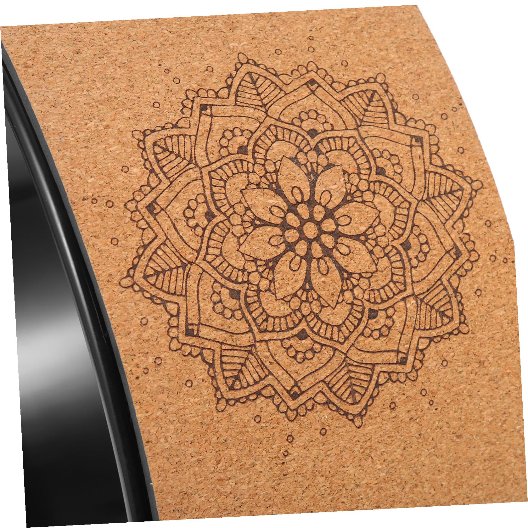 Corcho Rueda de Yoga Antideslizante para Entrenamiento y Flexión