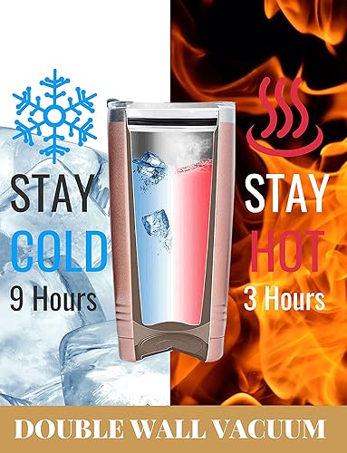 Miniatura 6 de Regalos para el día de la madre de nieta, nieto, vaso de vino de acero inoxidable aislado con tapa y pajita, para abuela en cumpleaños, Navidad,