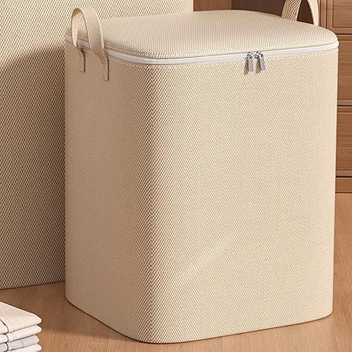 Miniatura 3 de Almacenamiento resistente con asas reforzadas, caja de almacenamiento para clasificación de armario con doble cremallera, bolsas de ropa de