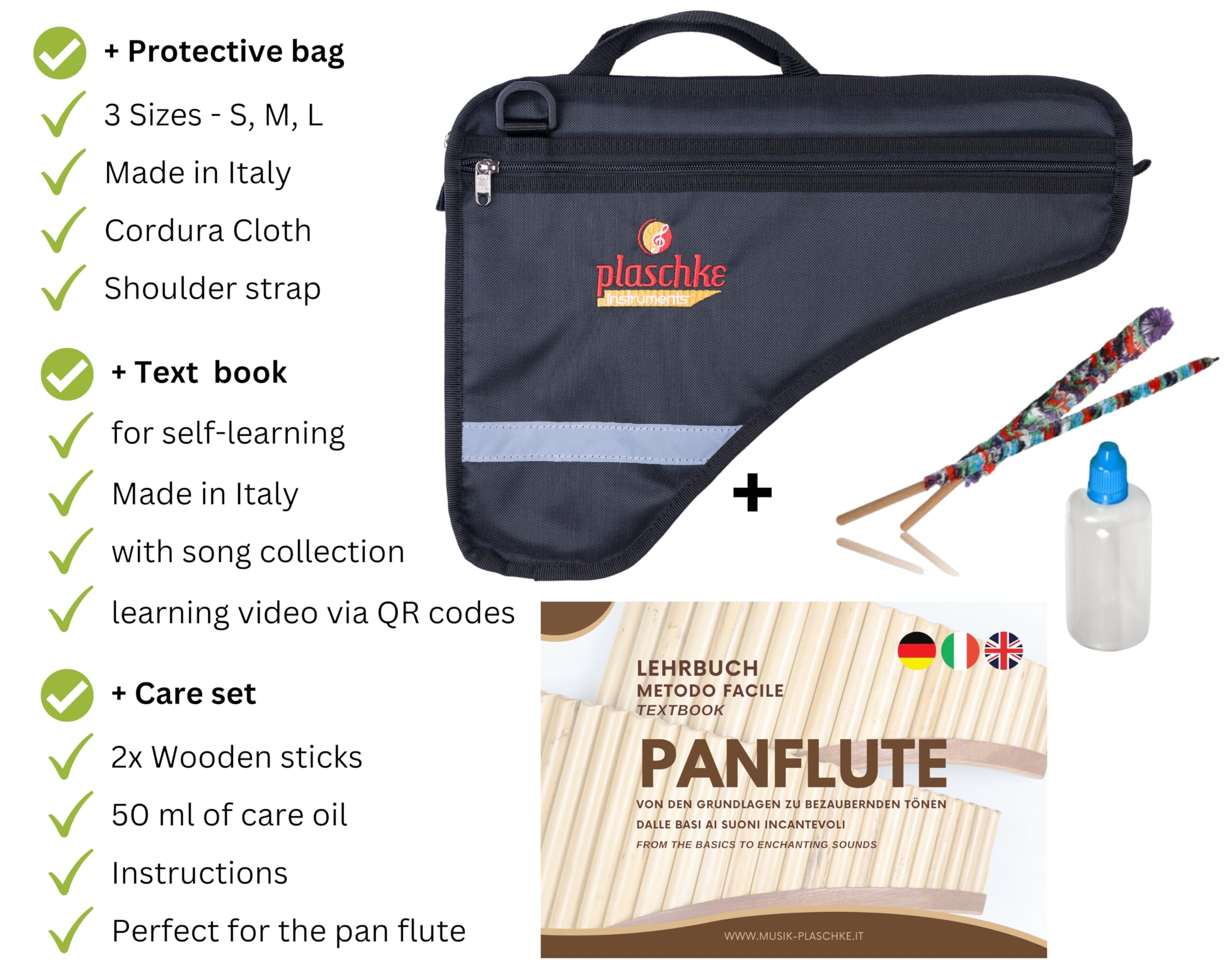 Kowaku Étui De Transport Pour Flûte, Organiseur De Flûte