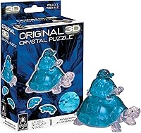 Vista 1 de Turtles - Rompecabezas de cristal 3D original estándar de BePuzzled, rompecabezas de cristal tridimensional y rompecabezas para rompecabezas