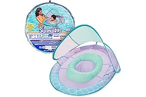 Swimways Sun Canopy Inflatable Infant Floaties Spring Float for Kids