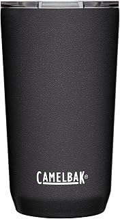 Camelbak, Copo Térmico Thumbler, 500 mL, Aço Inoxidável, Tampa De Três Modos, Base Silicone Antiderrapante, Parede Dupla, Moderno, Térmico, Ergonômico, Sem Vazamentoss E Respingos, Preto