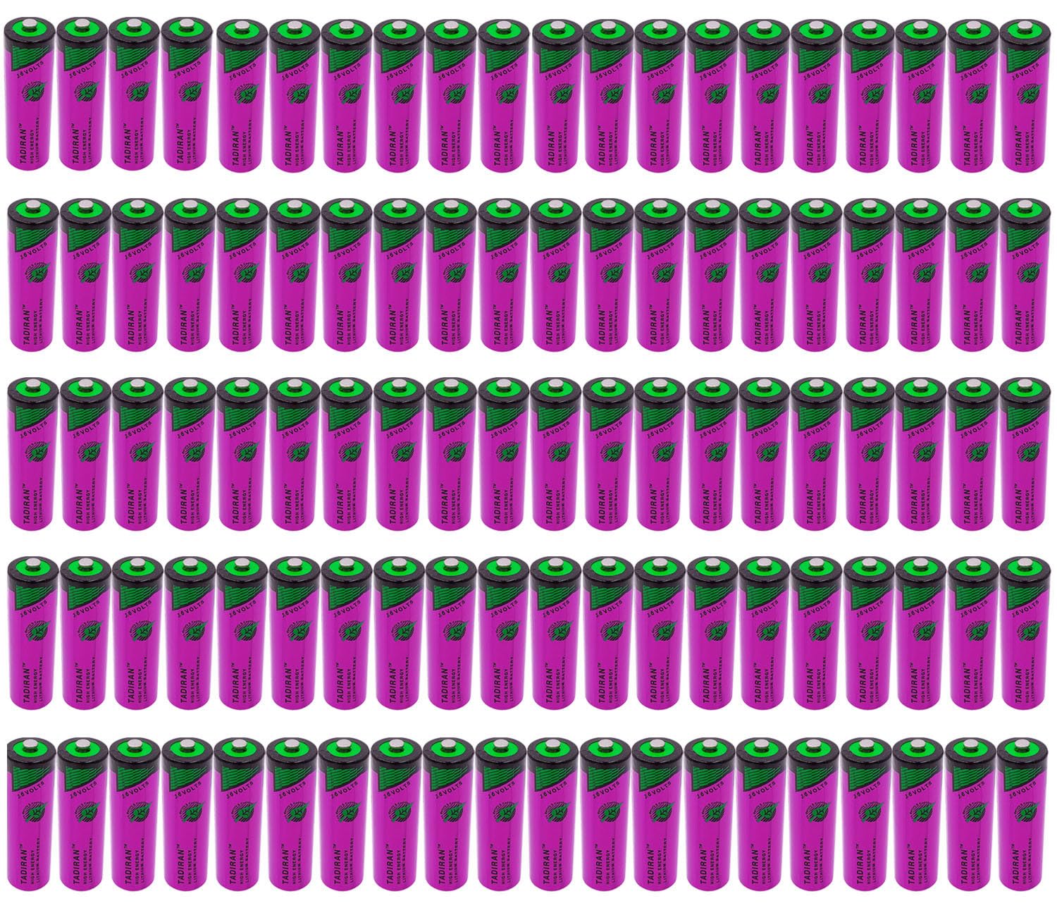 100-Pack TL-5903 3 6V 2400mAh AA Lithium Battery for Tadiran SL-360 S7-400 ER14500 ER14505 TL-2100 6ES7971-0BA0