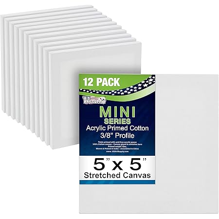 Amazon Com Aureuo Mini Stretched Canvas 4x4 Inch 24 Pack 2 5 Inch Profile Square Canvas Christmas Holiday Set For Kids Ideal For Painting Craft Everything Else Amazon Com Aureuo Mini Stretched Canvas 4x4 Inch 24 Pack 2 5 Inch Profile Square Canvas Christmas Holiday Set For Kids Ideal For Painting Craft Everything Else