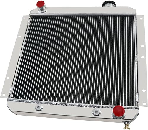 Miniatura 3 de Todos los radiadores de aluminio compatibles con Toyota Land Cruiser FJ40 FJ45 3.9L 4.2L L6,4 Row Core Radiadores 1959 1962 1965 1967 1968 1972 1975