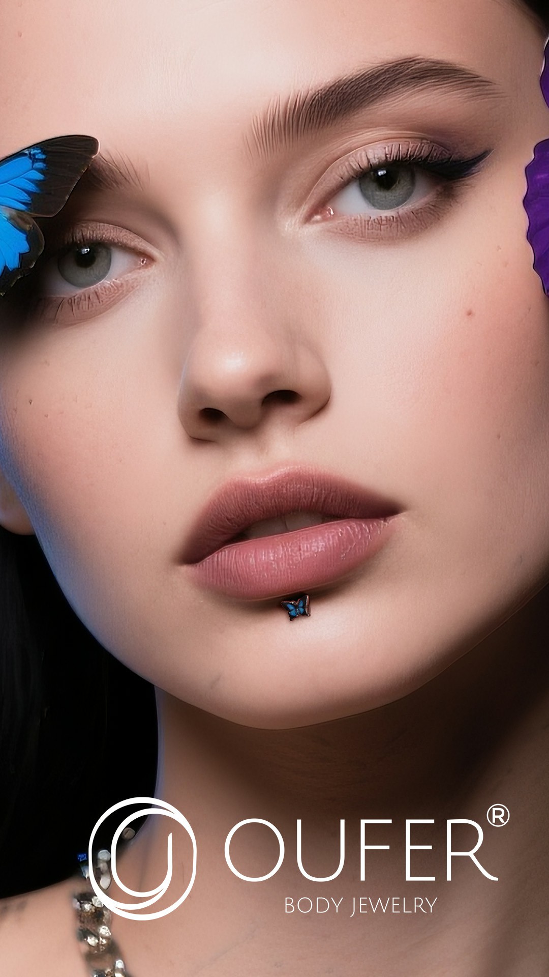 Bijou De Piercing Labret En Acier Inoxydable 316L 16G – Pour Tragus, Helix, Lèvre – Dos Plat 6mm