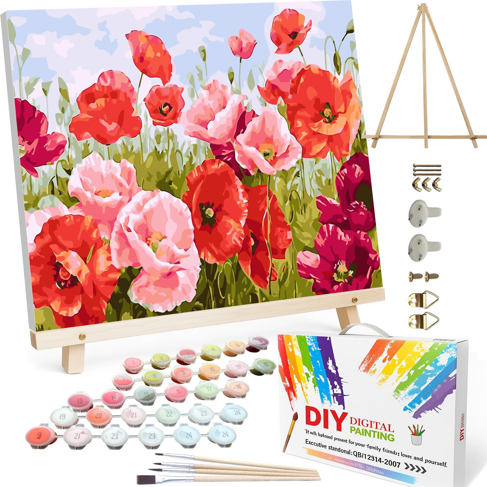 Paint By Numbers Kit - Flowers for Adults -31