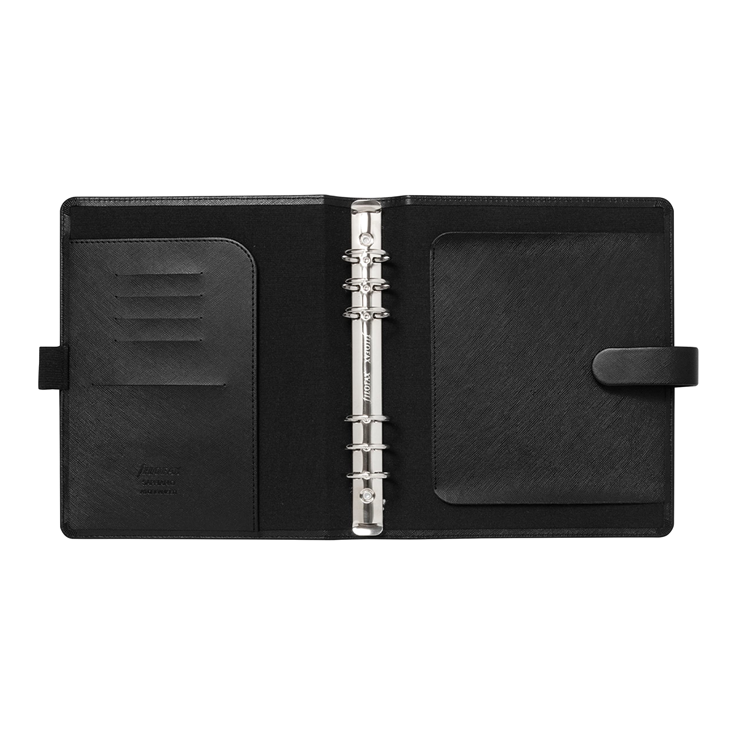 Filofax Saffiano Organizer, A5 Size, Black - Seychelles - View #6