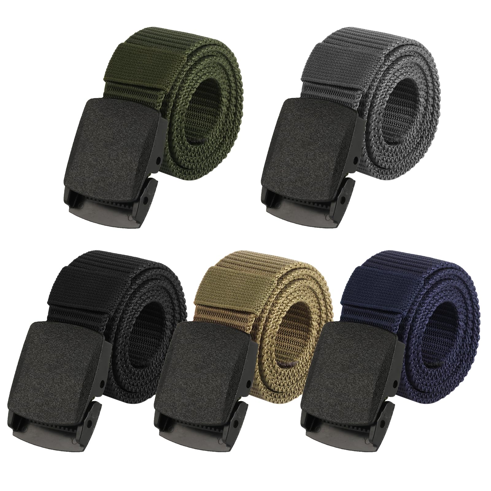Heren Automatische Gesp Nylon Riem Outdoor Canvas Riem