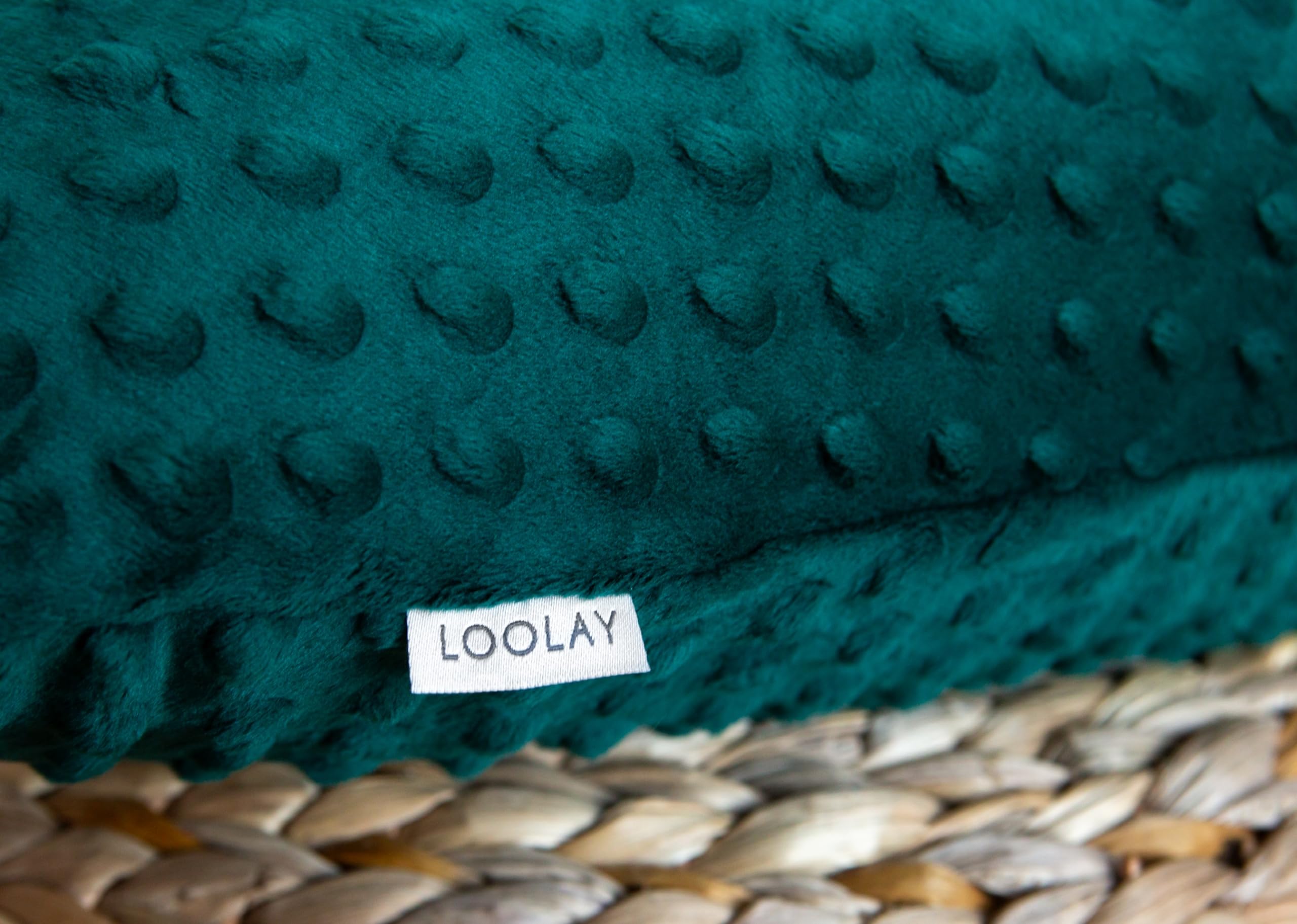 LOOLAY Cuscino per gravidanza – Cuscino per allattamento 190 cm – Cuscino per dormire sul fianco 100% Minky – con rivestimento rimovibile – Cuscino ergonomico per gravidanza per dormire (verde)