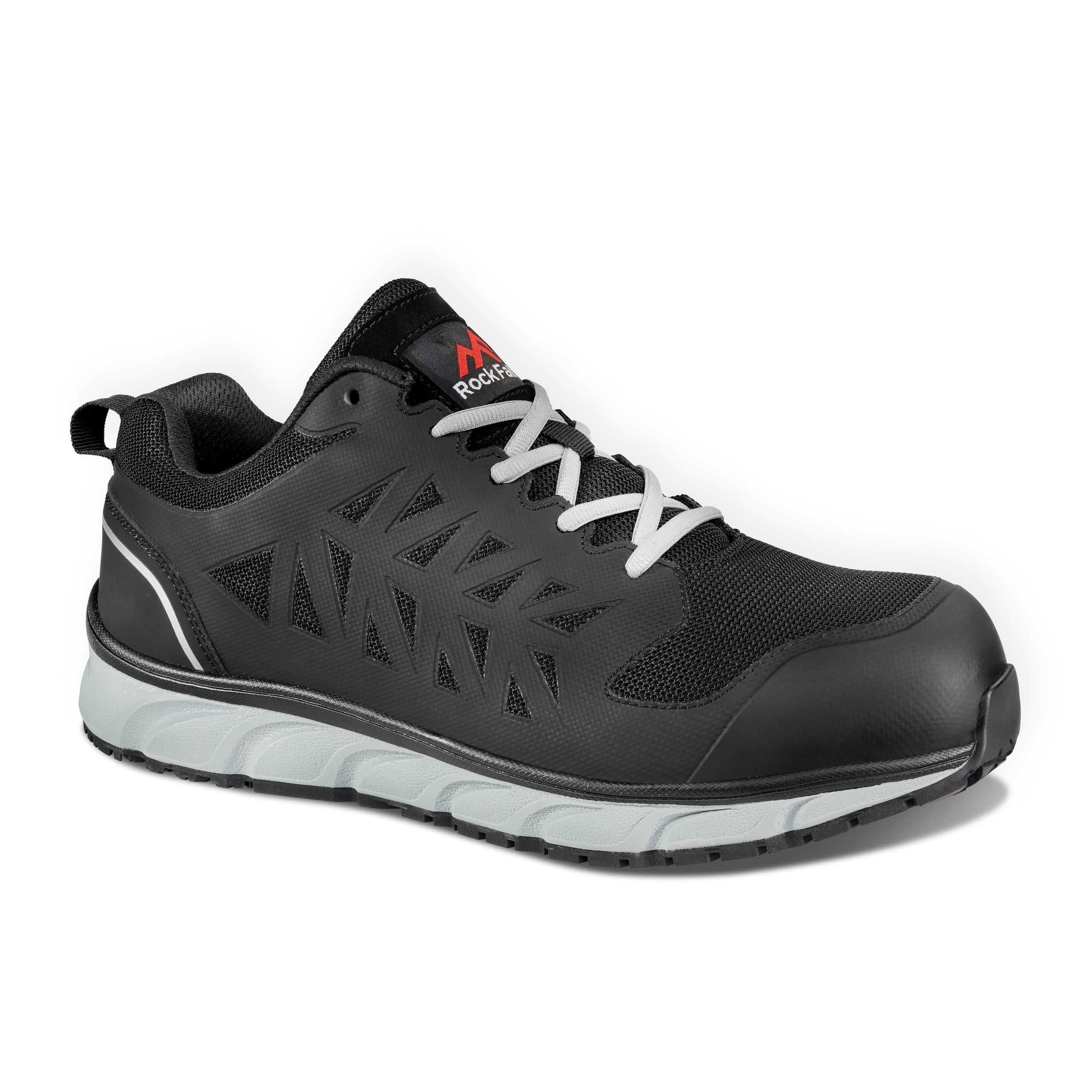 Rock Fall Fly Lightweight Safety Steel Toe Cap Safety Trainer Unisex, Water Repellent Safety Boots, SRC Slip Rated Work, Lightweight and Breathable UK 3