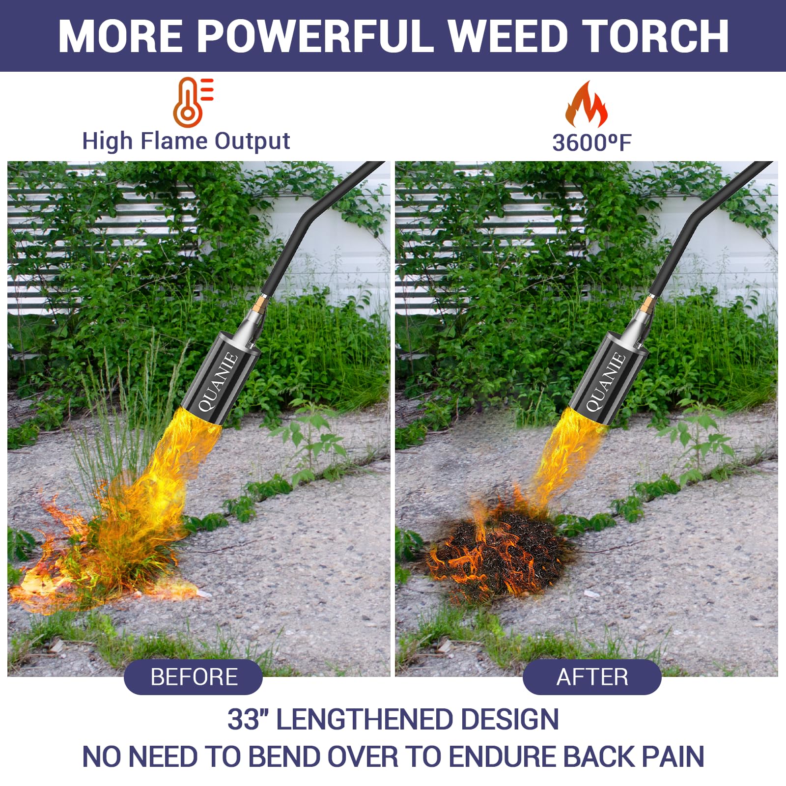 Quemador De Malezas De Propano Con Bolsa De