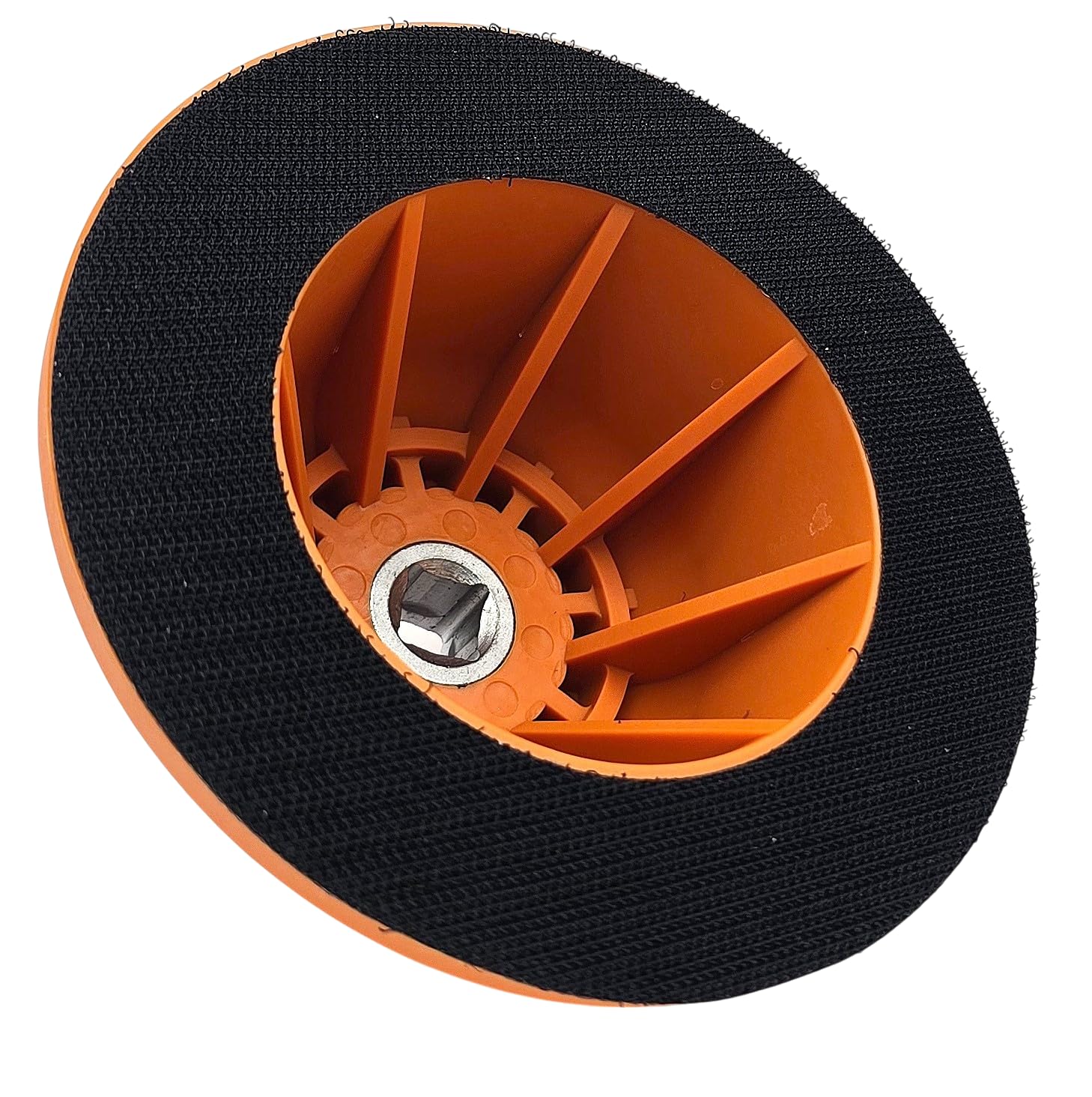 Hero Profi - Lijadora de cubo de rueda (1/2", disco de limpieza, 150 mm, cabezal de bola, limpiador para lijadora de ollas/llave de impacto para eliminar el óxido de los cubos de ruedas)