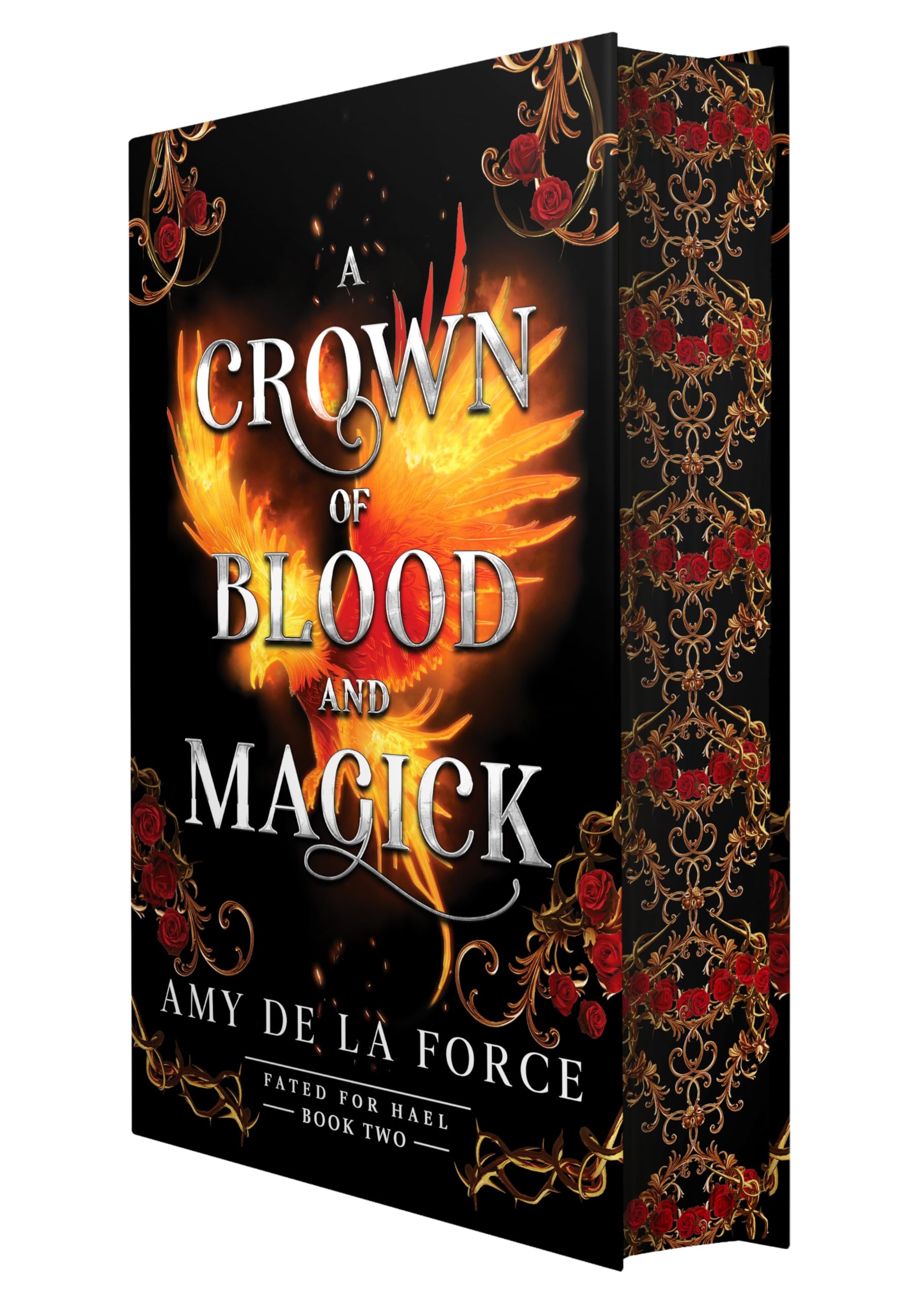 Cover of A Crown of Blood and Magick: A scorching and action-packed romantasy (Fated for Hael)