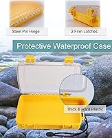 Vista 6 de Avlcoaky Caja seca impermeable cajas secas pequeños recipientes impermeables impermeables para kayak y navegación caja impermeable al aire libre