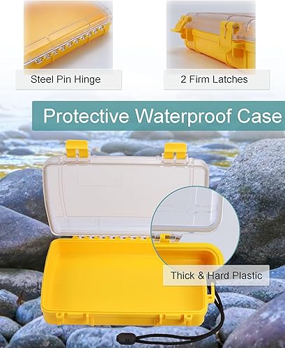 Miniatura 6 de Avlcoaky Caja seca impermeable cajas secas pequeños recipientes impermeables impermeables para kayak y navegación caja impermeable al aire libre