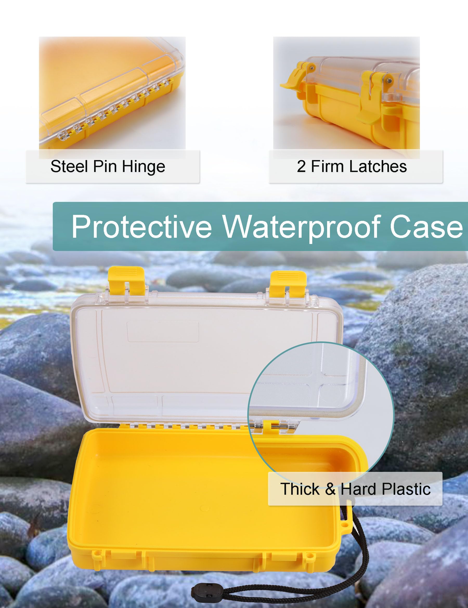 Small Waterproof Case For Phone Wallet Avlcoaky Waterproof Dry Box ...