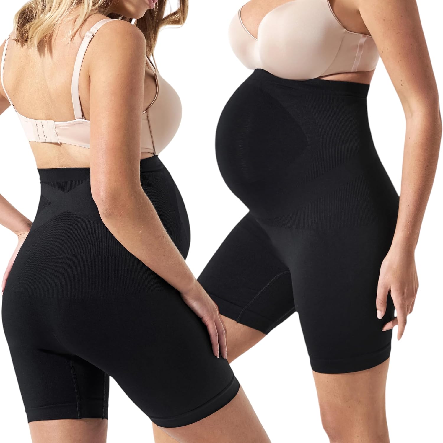 ToBeInStyle Women's High Waist Over The Bump Maternity Underwear