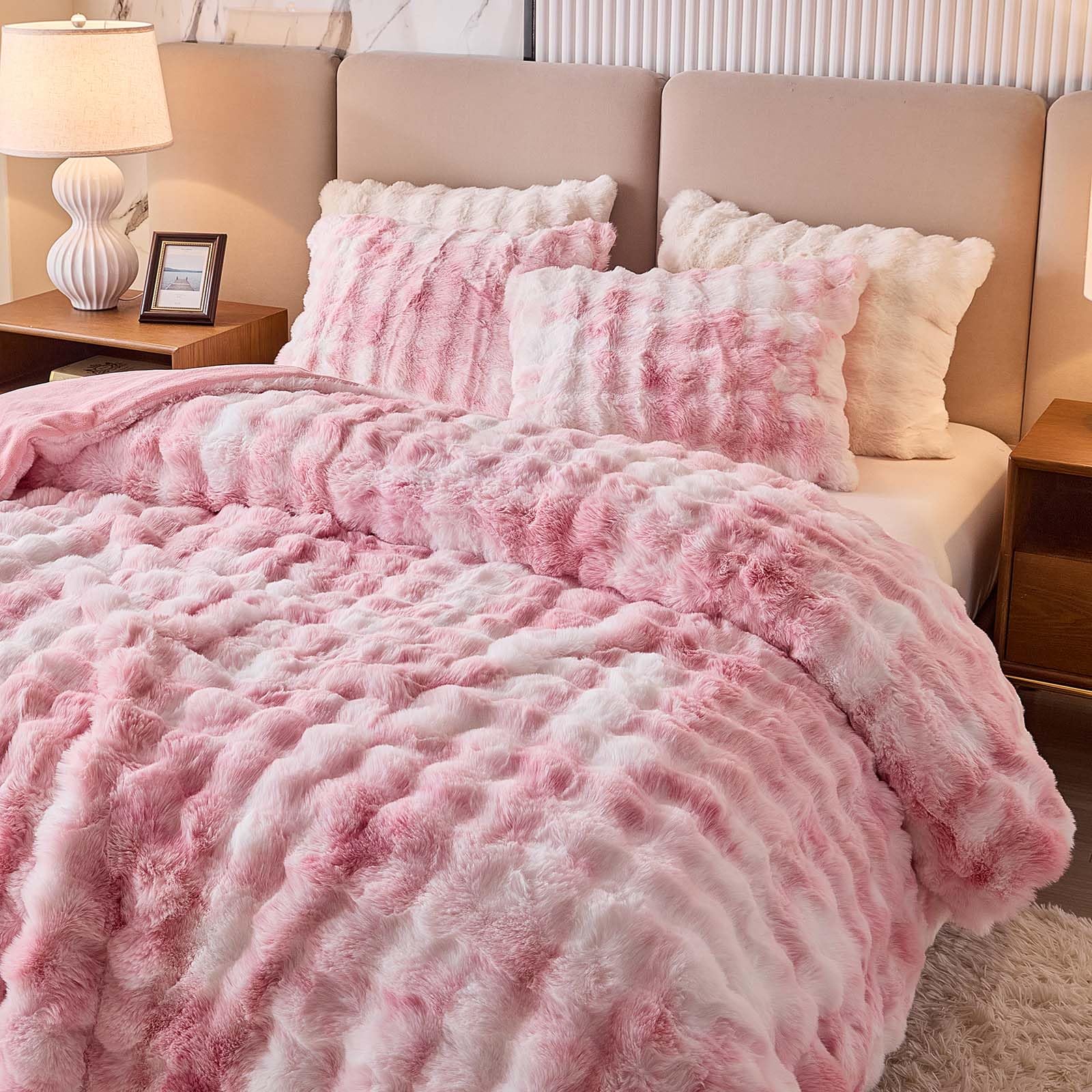 UOZZI BEDDING Feinbiber Schmusetuch Set FLBZ01-T