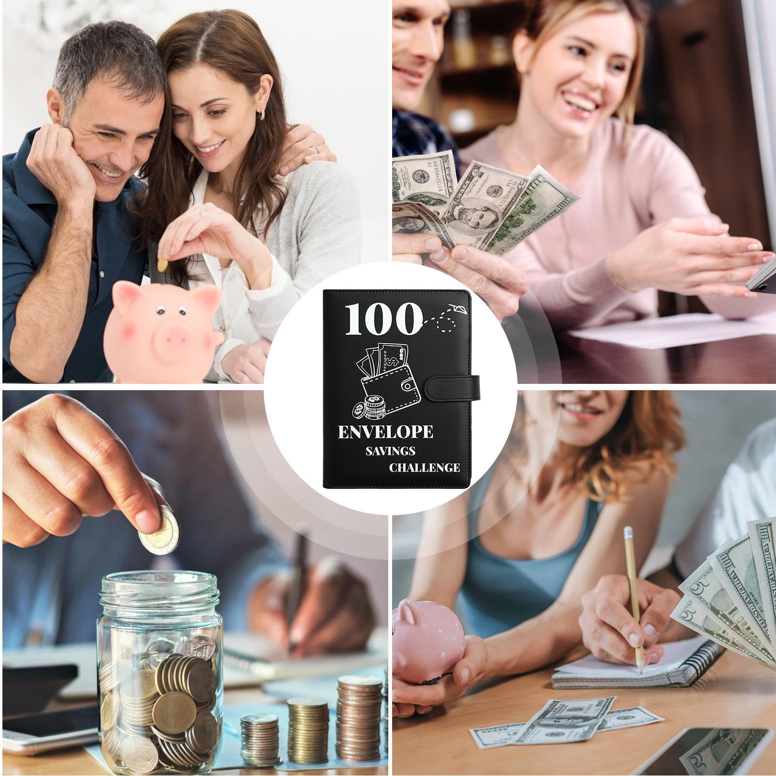 Classeur De Défi D'épargne De 100 Jours – Livre D'économie D'argent – Organiseur De Caisse Pour Le Des Revenus, La Gestion Du Budget, Les Achats Faibles, Les Fonds D'urgence Familiaux