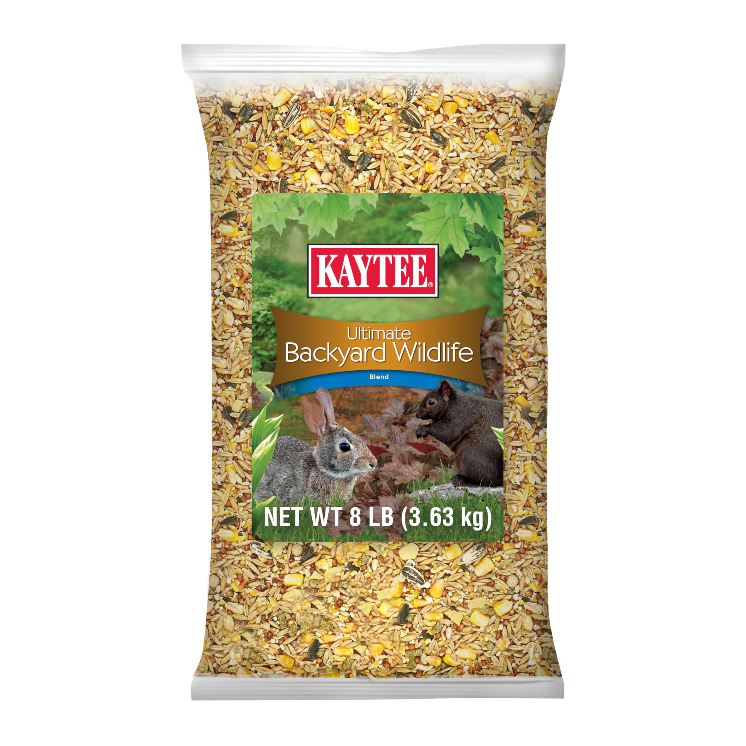 Kaytee Ultimate Backyard Wildlife Food for Wild Squirrels, Rabbits, Chipmunks, and More, 8 Pounds