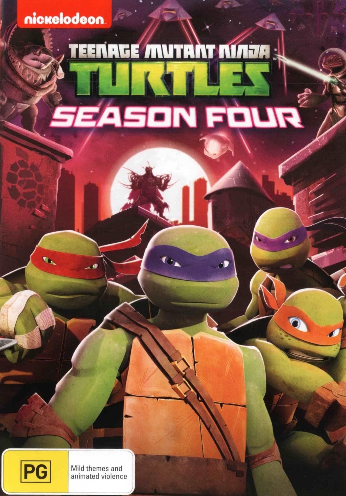 Teenage Mutant Ninja Turtles: Season 4 | 4 Discs | NON-USA Format | PAL | Region 4 Import - Australia