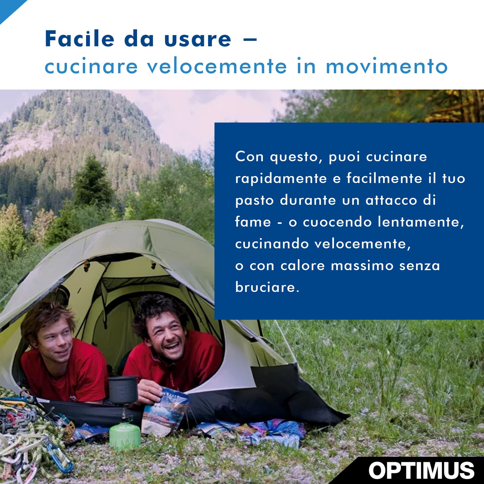 OPTIMUS Fornello a Gas Crux Fornelli da Campeggio