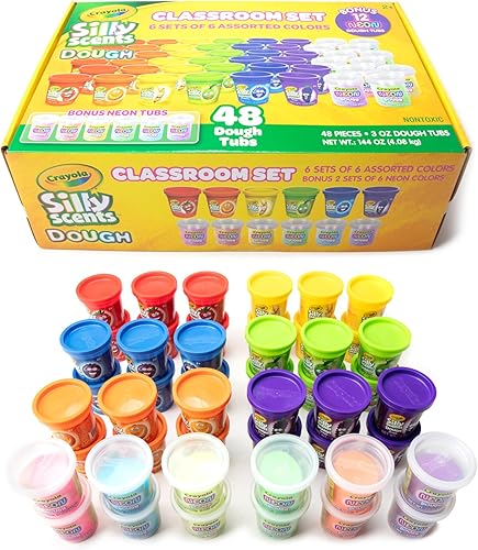 Miniatura 2 de Crayola Masa perfumada paquete de 48 – Recuerdos de fiesta y juguetes para niños, juego de masa Crayola no tóxica para diversión creativa, 6