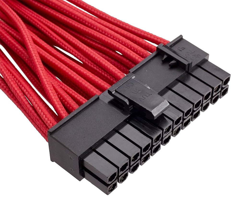 Amazon | Corsair Premium Individually Sleeved ATX 24-Pin