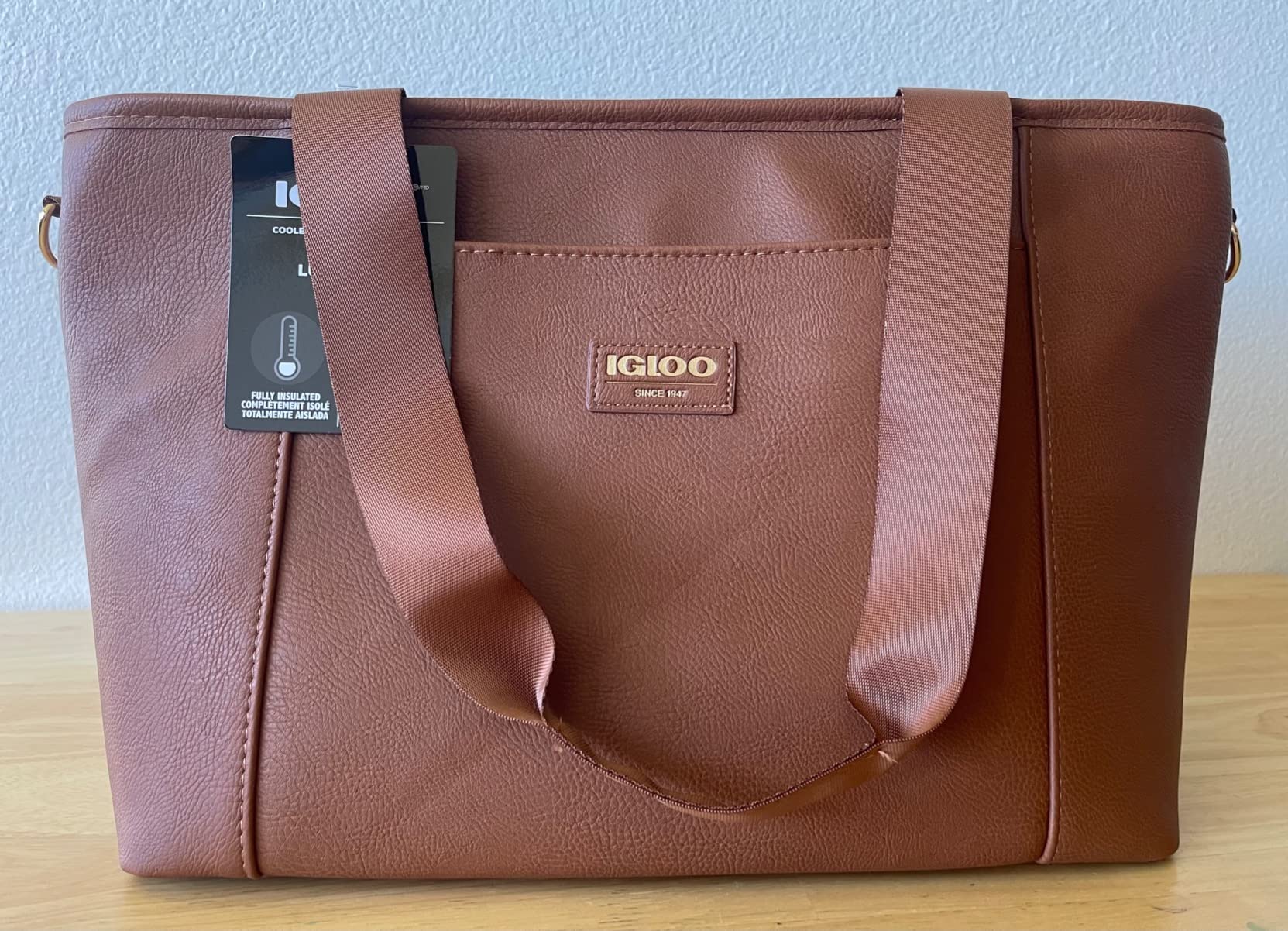 $8/mo - Finance Igloo Premium Luxe Leather Soft Sided Insulated Cooler ...