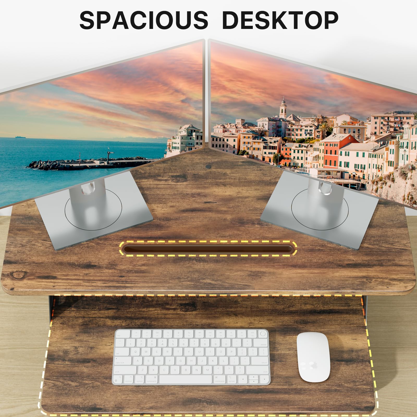 JOY worker Standing Desk Converter 32-inch Gallery Image