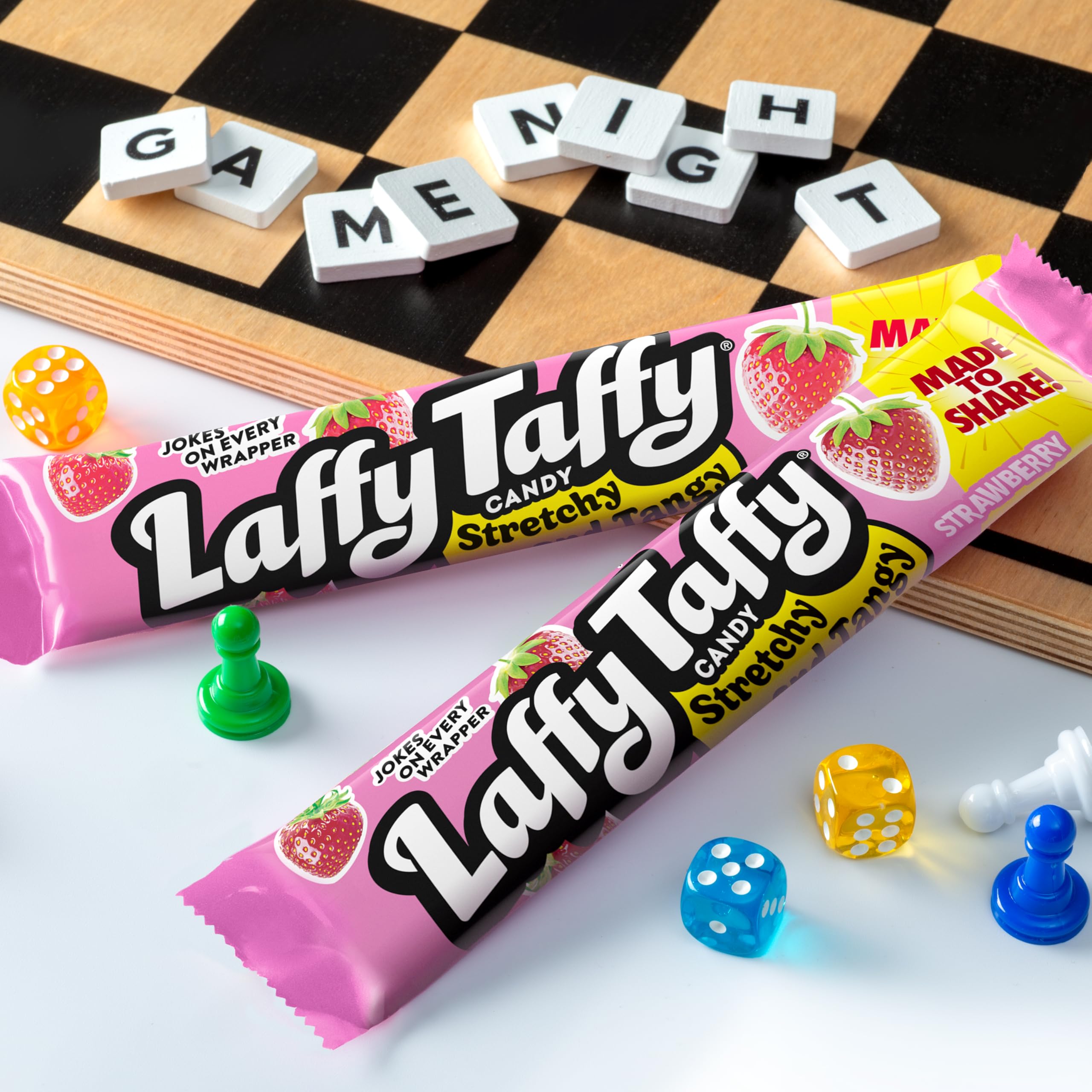 Laffy Taffy Strechy & Tangy Strawberry Fresa Candy, 42 g : Amazon