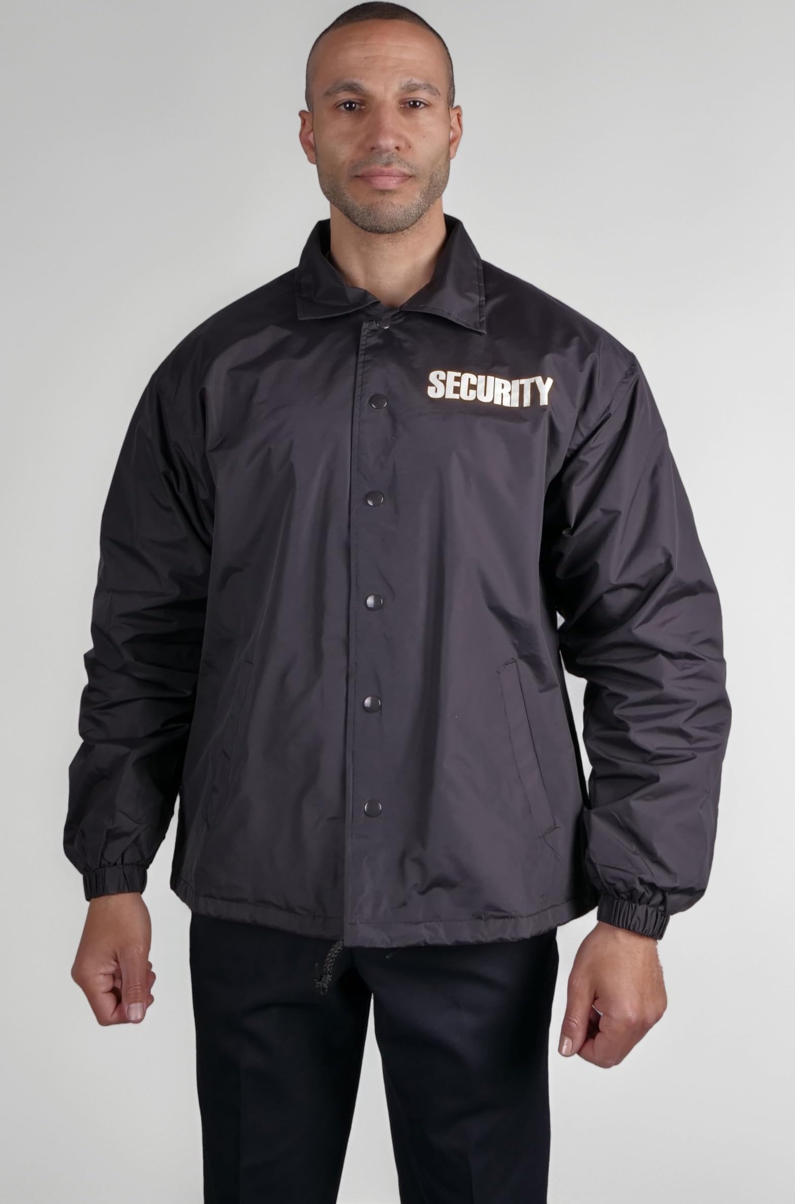 First Class 100% Nylon Windbreaker with Security I.D.
