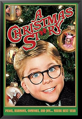 Buyartforless Póster enmarcado con diseño de película de comedia de 1983 (36 x 24 pulgadas)