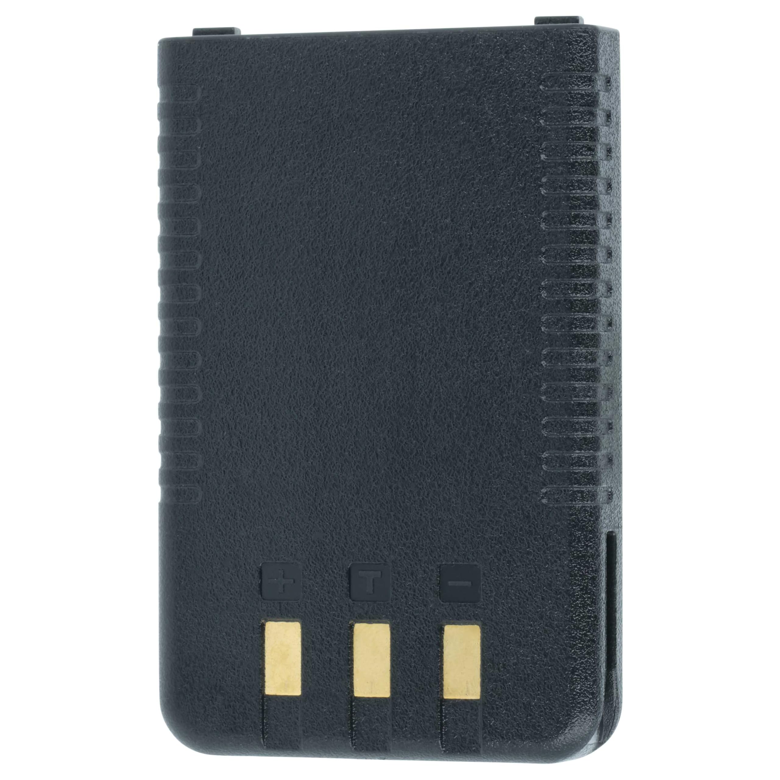 vhbw Bateria zamienna do Yaesu SBR-26LI, SBR-28, SBR-25LI, SBR-28Li do krótkofalówki, Walkie Talkie (1750 mAh, 7,4 V, litowo-jonowa)