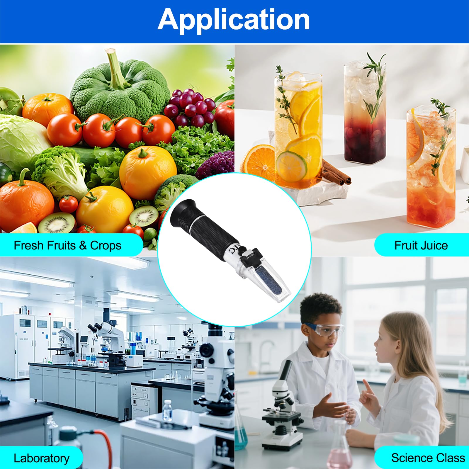 Portable Brix Refractometer - Brew & Wine Testing -4