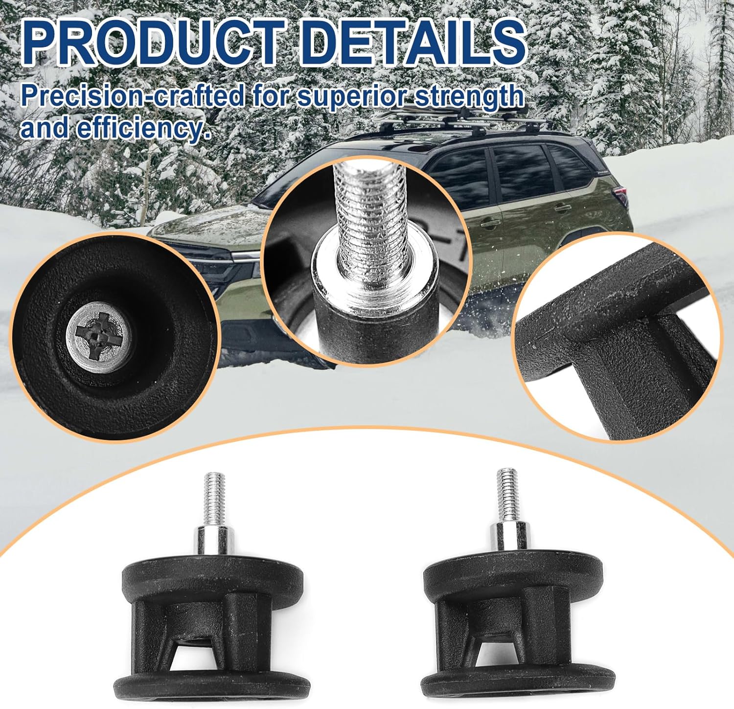 FEXON F5510SL010 Rear Trunk Cargo Hook Set - Compatible with Subaru 2025 2026 Forester