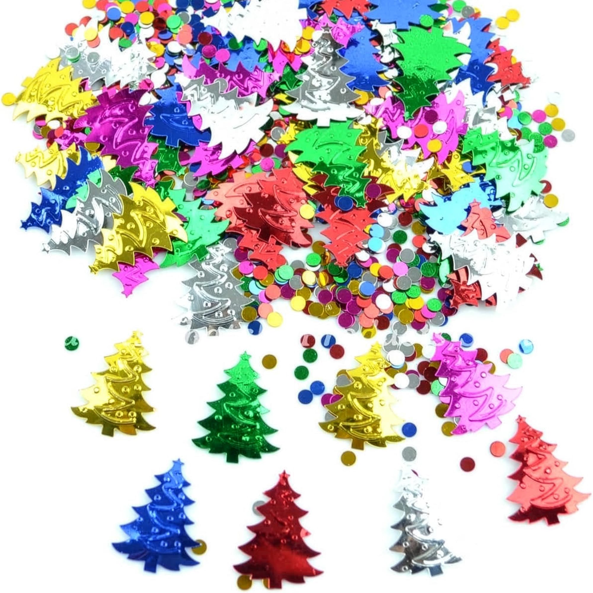 Shatchi Christmas Confetti Multicolour 14G Table Scatter Birthday Party Decorations from B&Q