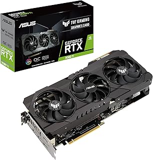 ASUS TUF Gaming NVIDIA GeForce RTX 3080 Ti OC Edition Graphics Card (PCIe 4.0, 12GB GDDR6X, HDMI 2.1, DisplayPort 1.4a, Dual Ball Fan Bearings, Military-Grade Certification, GPU Tweak II) (Renewed)