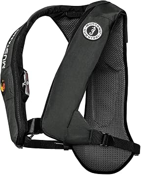 Mustang Survival Corp Elite Inflatable PFD Auto Hydrostatic, Gray