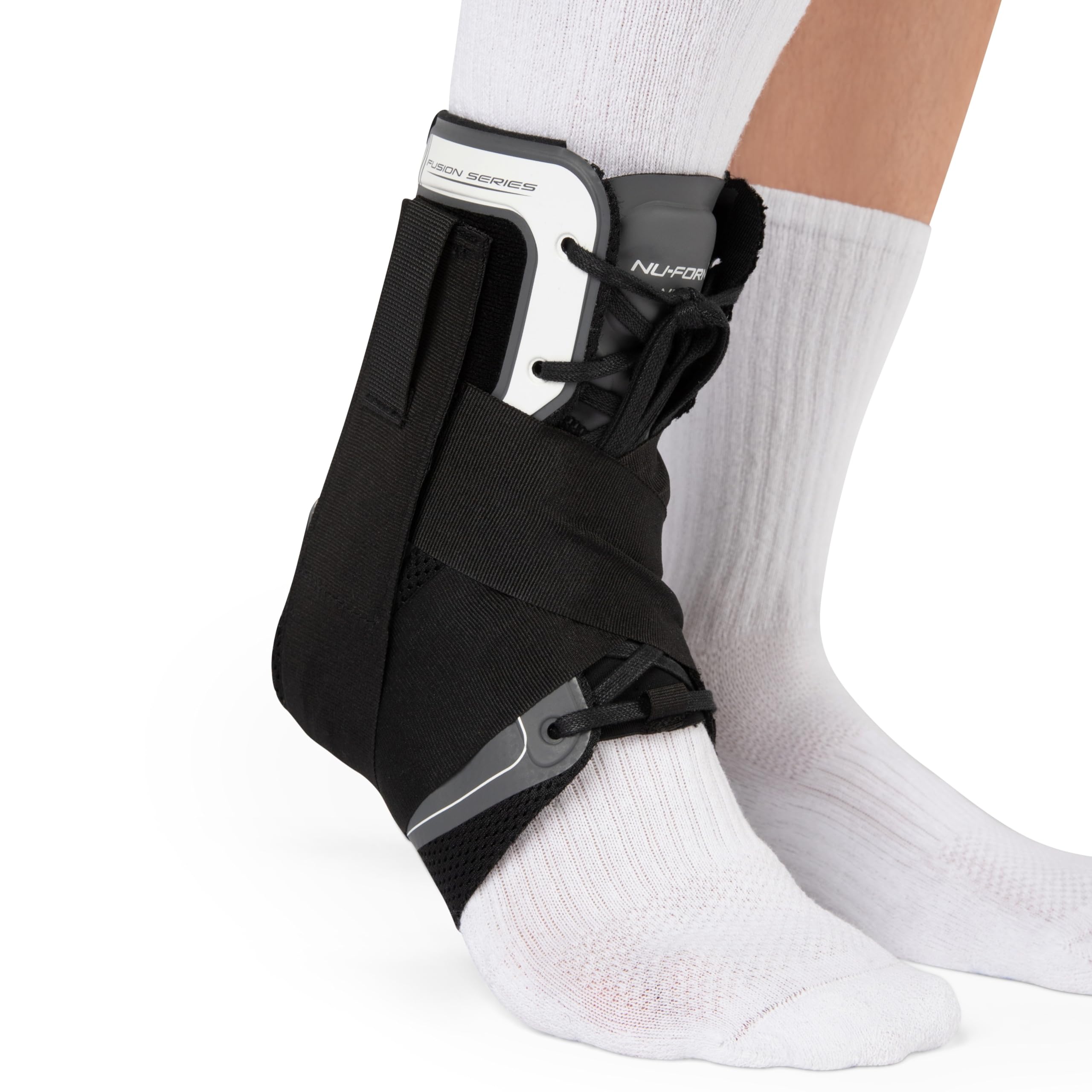 Ovation Medical Nu-Form Ankle Brace - Premium, Low Profile Ankle Stabilizer and Ankle Compression Brace - Breathable Ankle Brace for Sports, Ankle Sprains, Injury Recovery Support, & More (X-Small)