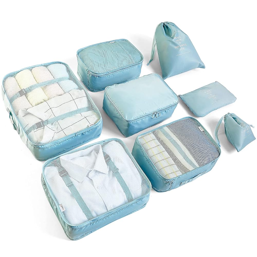 Viaggio Accessori Utili Set Organizer Valigia Pezzi Borse